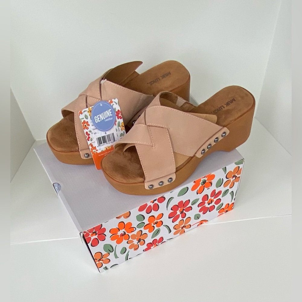 Muk Luks, Open-Toe Slip-On Sandals, Cadence Sandals, Size: 8 - Picture 12 of 13
